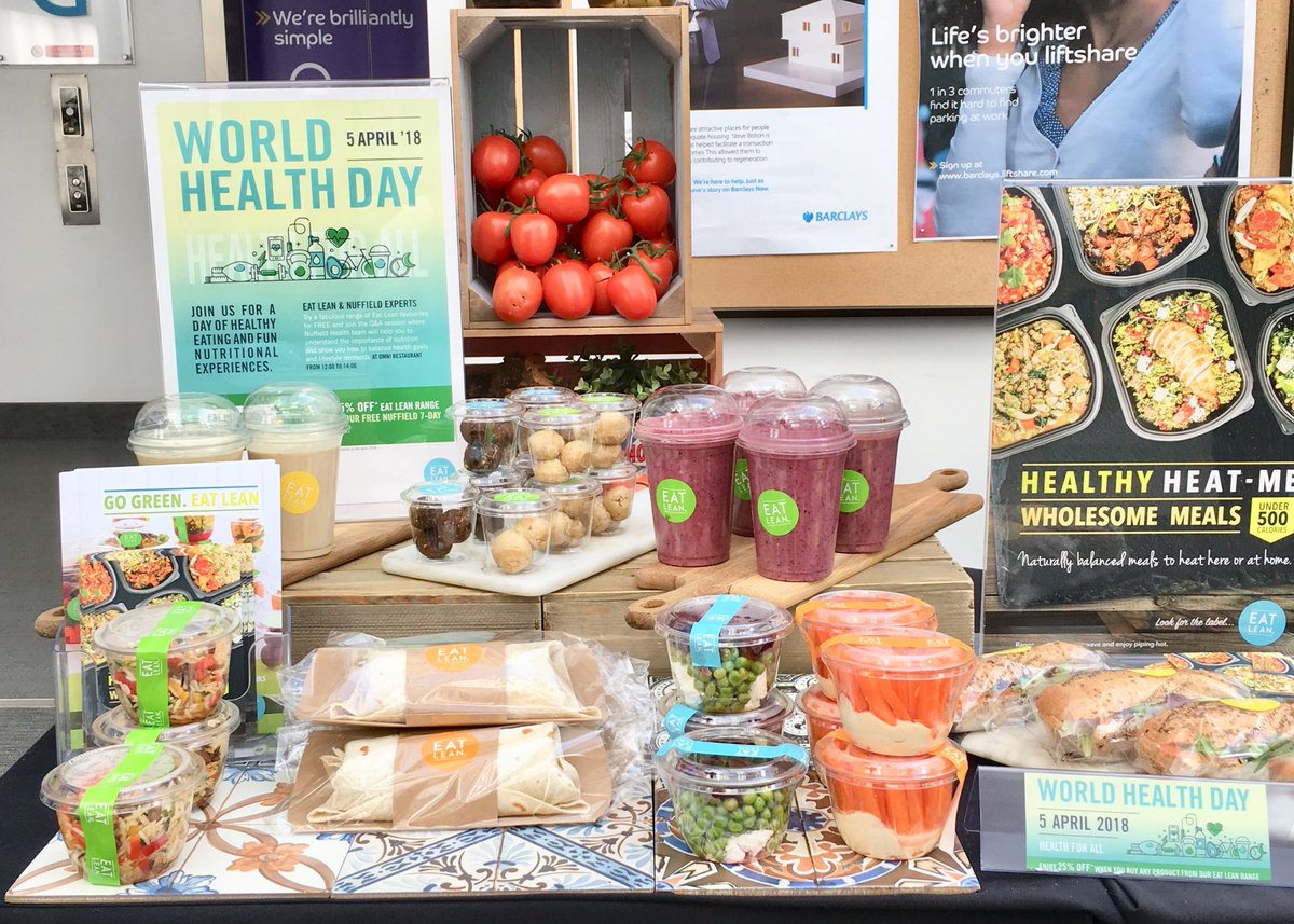 dannewtongreen's tweet photo. Celebrating #WorldHealthDay @northampton #NuffieldGym #HealthyEating #EatLean #Tasters #LifeStyleChange @Chris_Potter196 https://t.co/SVOS65rys4
