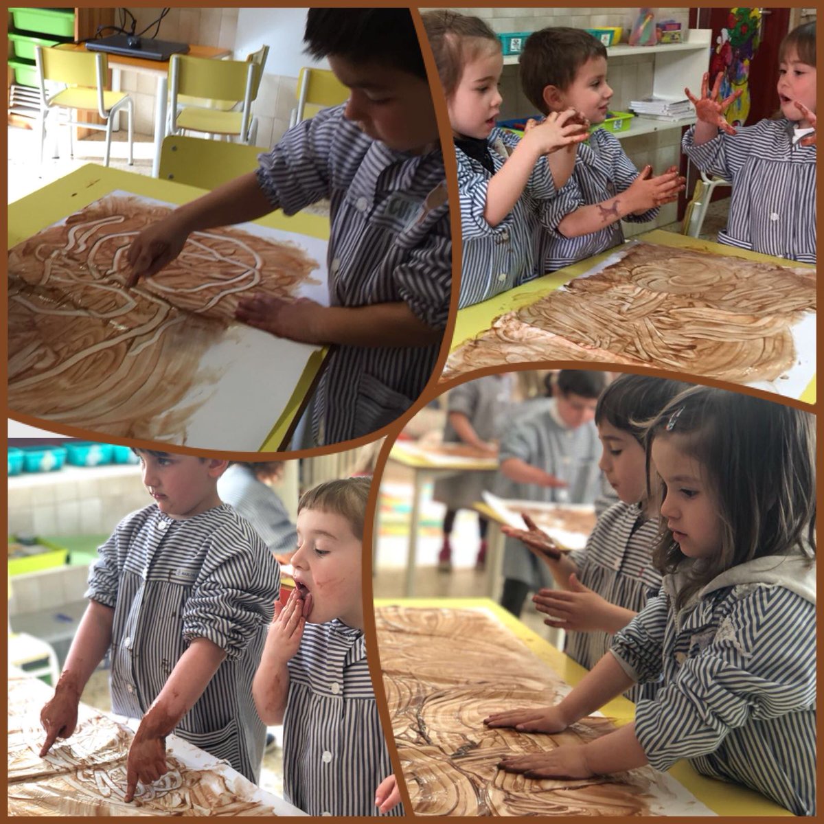 vedrunacent's tweet photo. ENXOCOLATATS! Art, experimentació i tastet! #P3SSCC https://t.co/iVqcm9wFZ1