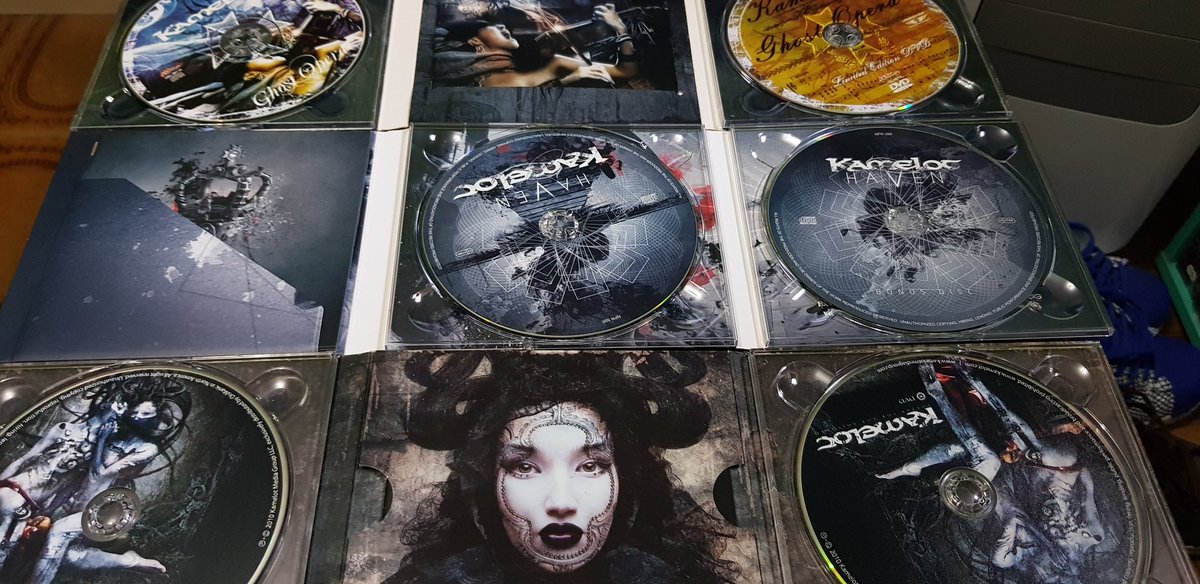 ninoking's tweet photo. can't wait to put my hands on the new @KamelotOfficial album, their little brothers are waiting here... ;P #Kamelot #ShadowTheory https://t.co/yIw3U2PbCb
