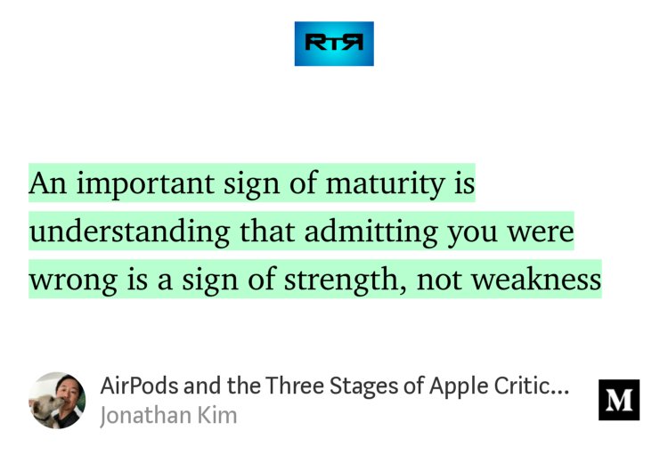 “AirPods and the Three Stages of Apple Criticism” — <a href="/ReThinkReviews/">Jonathan Kim</a> medium.com/rethink-review…