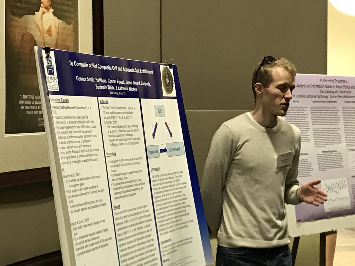 kwickesdancer's tweet photo. Blinn Psychology Club/Psi Beta students have had a great time presenting at the PVAMU Annual Research Symposium! #blinnpsyc #psibeta @PVAMU @BlinnCollege https://t.co/vEhP7bnfmz