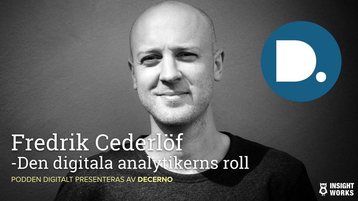 Vad gör en digital analytiker och hur kommer rollen att förändras? Lyssna mer i senaste avsnittet av Podden Digitalt eller läs referatet - insightworks.se/intervju-digit… #digitalanalytics #poddendigitalt #decerno #Analytics #podcast