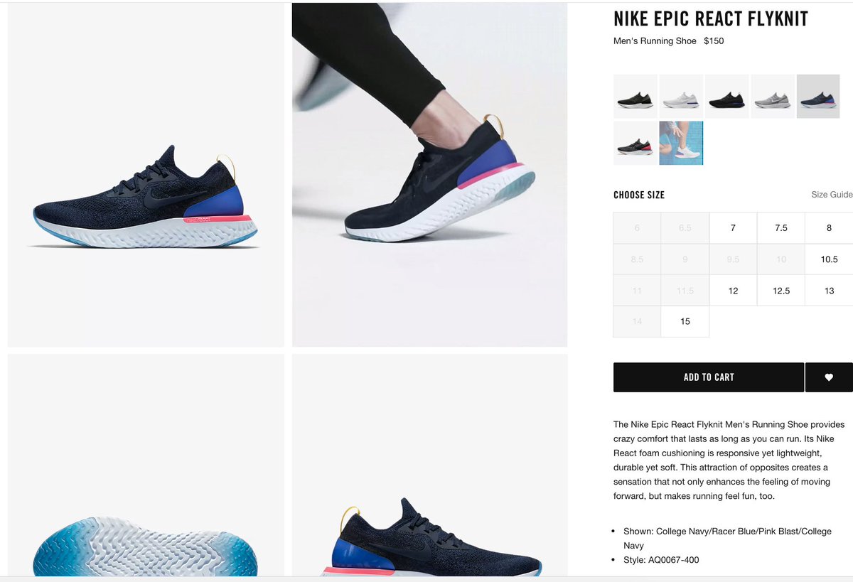 nike epic react flyknit us