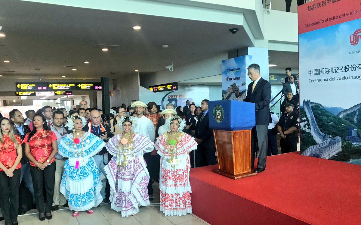 “Soy dichoso de ver marcarse momentos históricos en la relación entre #PanamáChina” Wei Qiang, Embajador de China en Panamá.