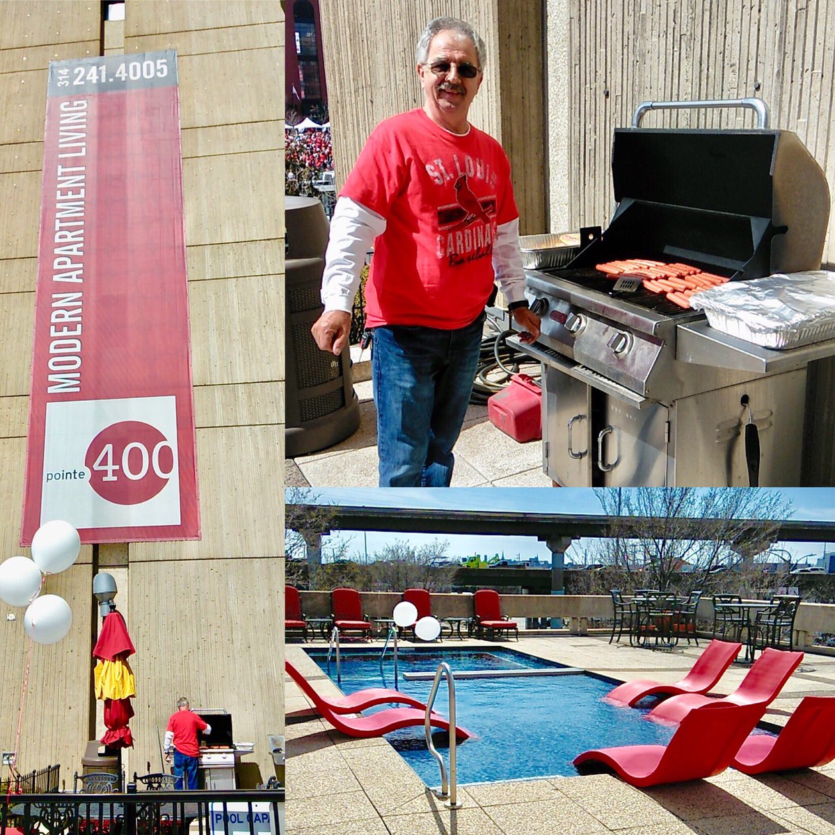 Pointe400's tweet photo. #Happeningnow #Pointe400 #HomeOpenerParty !
https://t.co/pqqOFWUNoY
#openingday2018 #openingdaystl #stlcards #stlcardinals #stl #stlouis #downtownstl #downtownstlouis #baseball #party https://t.co/l5IFYu6oLW