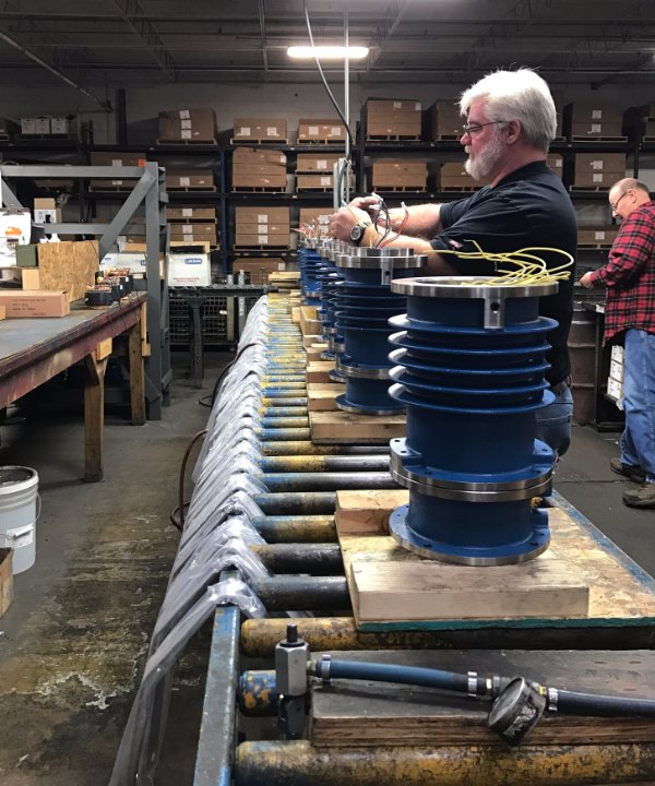 Proudly #americanmade! These double seal #submersiblemotors are being prepped with #powercables before assembly with the motor cover at our #productionfacility in Cedarburg, WI. #pumpsthatlast #engineered #quality #pumpparts #americanmanufacturing #pioneeringforyou
