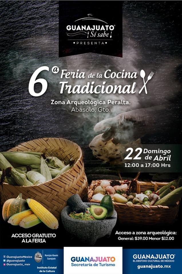 turismogobgente's tweet photo. No te pierdas este próximo 22 de abril la 6a Feria de la Cocina Tradicional en la Zona Arqueológica Peralta en @ComunicaAbasolo, @guanajuato A partir de las 12:00 hrs.
¡Los esperamos! https://t.co/byiPUKdYUv
