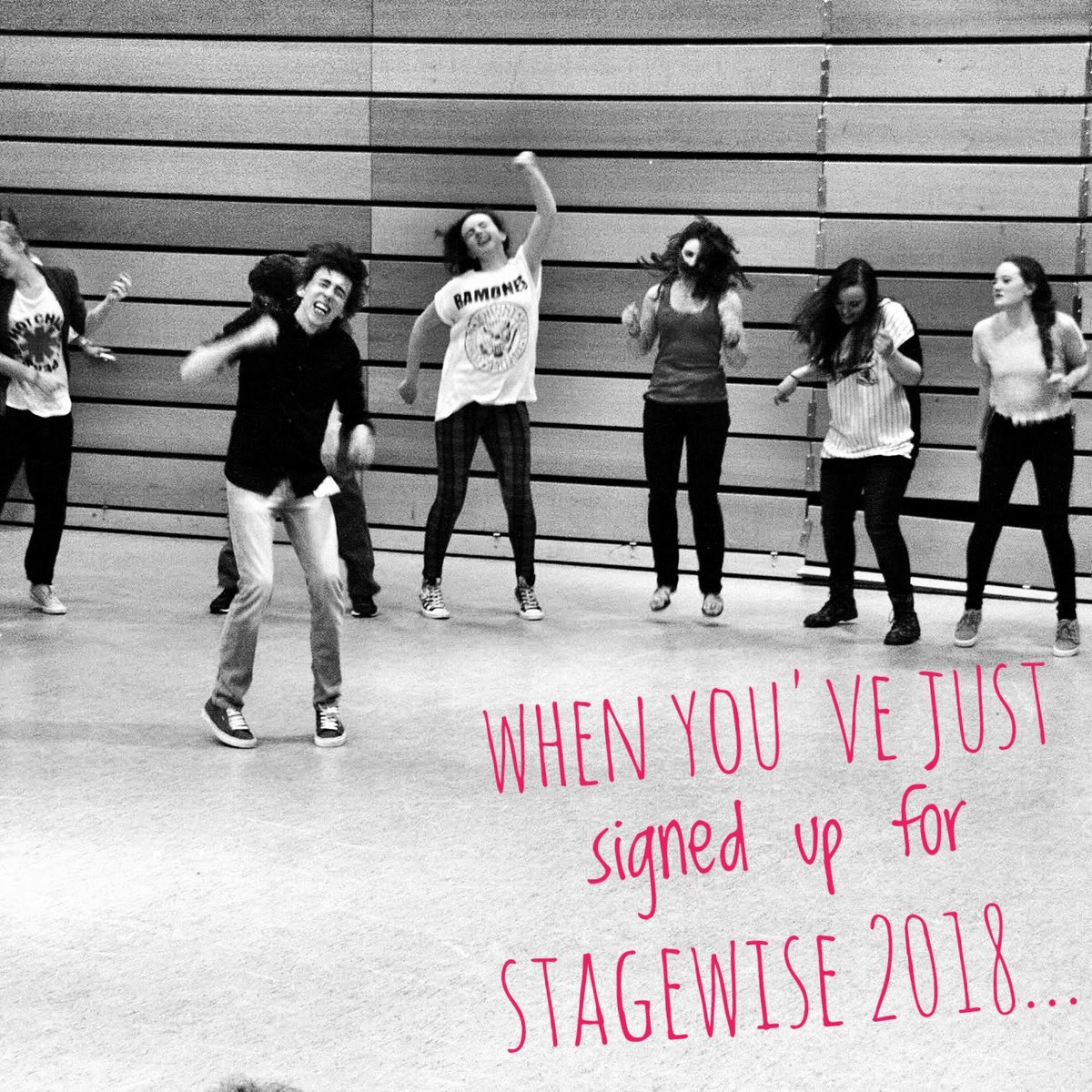 StageWiseIE's tweet photo. When you've just signed up for StageWise 2018. 🕺🎭🎶😀

#youththeatre #summercamp #drama #acting #musicaltheatre #singing https://t.co/eOXwTivgEp