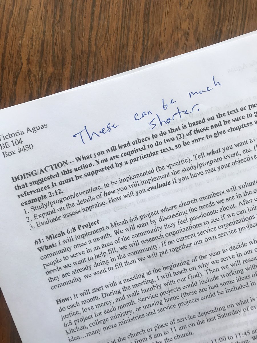 VictoriaMonetA's tweet photo. You know you’re too much of a perfectionist when....

Your grad-school grader tells you your answers should be “much shorter” 

😂😂😂 I have a problem 🤦🏼‍♀️ https://t.co/CH6lEpLyOL