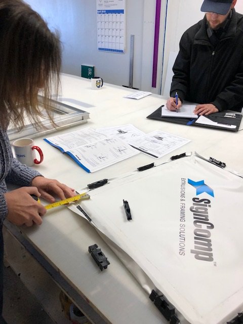 YorstonAndAssoc's tweet photo. Bill Yorston was at @FASTSIGNS in Seekonk today to do hands-on learning and a field survey to convert an existing sign to SignComp #2107. https://t.co/EinWx5OKbw #SignComp #ManufacturersRep https://t.co/BOa8S9WGk0