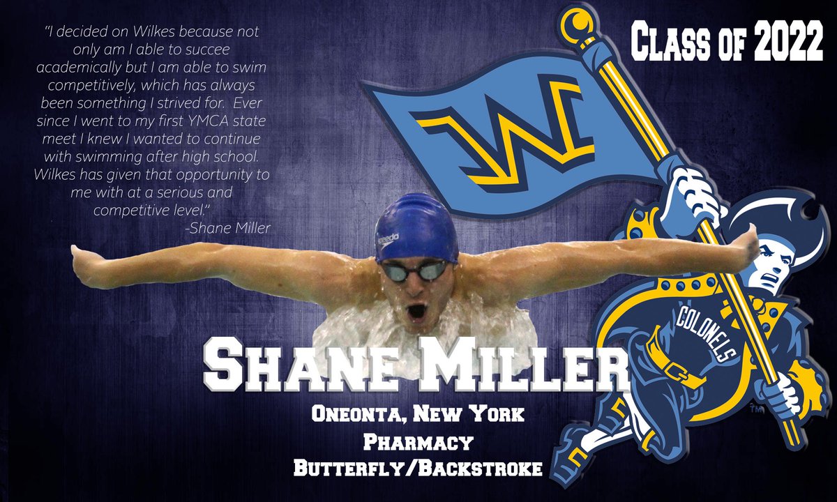 WilkesUSwim's tweet photo. We would like to welcome Shane Miller to the team.  Shane is from Oneoata, NY.  He is majoring in Pharmacy.  #WilkesMSWIM https://t.co/NcClSGdX78