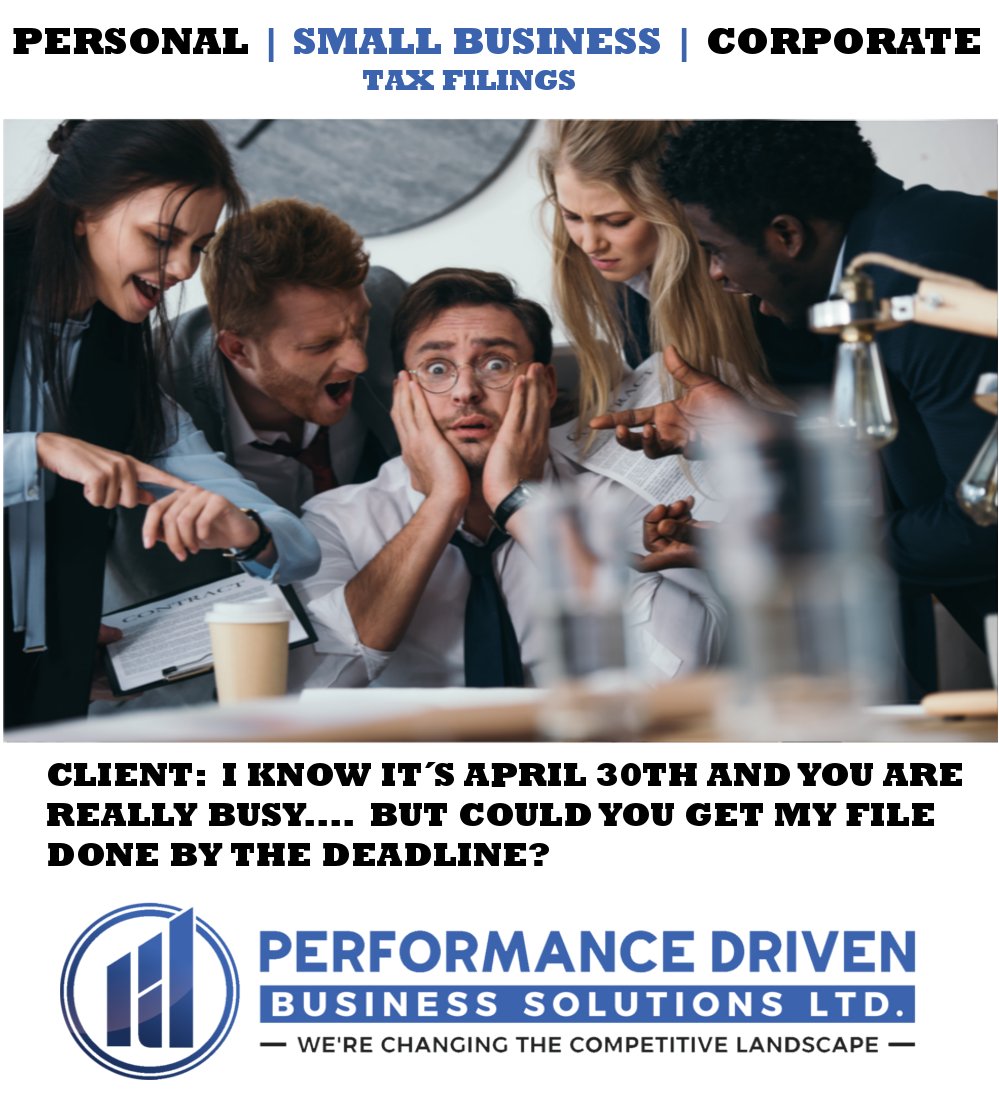 PDBizSolutions's tweet image. Don&apos;t be a deadline filer.
Book an appointment for your 2017 personal tax file to be completed with the professionals at
Performance Driven Business Solutions Ltd.
Phone: (519) 512-0483
website: buff.ly/2DCCNMl