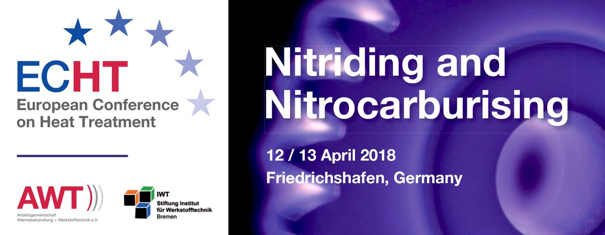 NitrexMetal's tweet photo. Modern #nitriding & #nitrocarburizing technologies are the focus of next week’s European Conference on #HeatTreatment, https://t.co/O6PWE6zVJF. Nitrex expert Jack Kalucki will be there to present The Effect of Controlled Gas Nitriding on the Evolution of #Steel Surface Topology. https://t.co/HAtFE9IrBv