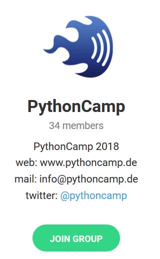 TFConsult's tweet image. #PythonCamp @pythoncamp #Koeln 7. bis 8. April 2018 supported by @PythonSV @pycologne @schulungen in #Köln tfconsult.com/pythoncamp-col… looking forward to seeing you in #Cologne