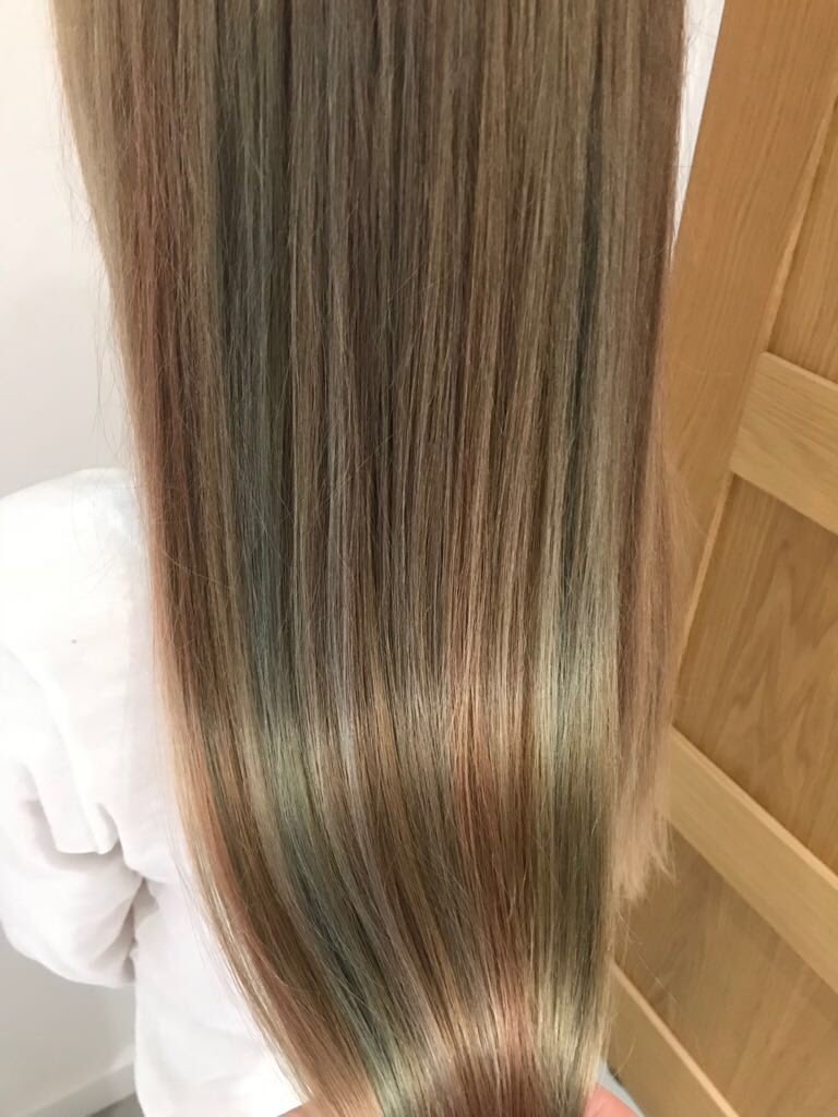 TheHairGallery_'s tweet photo. Our beautiful Lola modelling the unicorn colours #colorcreate #stylistsdoitbetter #wella #unicorn https://t.co/I9b7gjyYVx