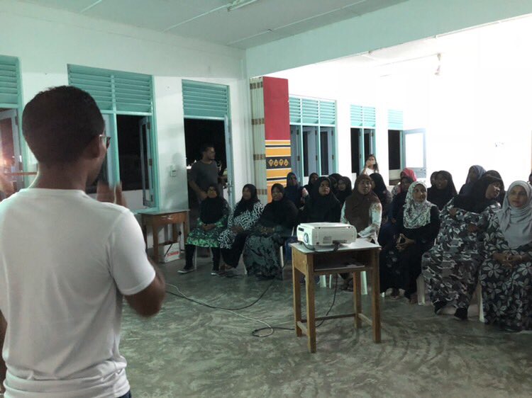 CancerSocietyMV's tweet photo. #WHD18 Universal Health Coverage: Everyone, Everywhere! Reaching out to the un-reached with #Cancer awareness for the community #BaaGoidhoo #HealthForAll. #MvNCDA. #NCDControl #25by25 @ncdalliance @uicc @WHOMaldives @MaldivesNCDA @HPA_MV @MoH_mv https://t.co/X7awiE2WH3