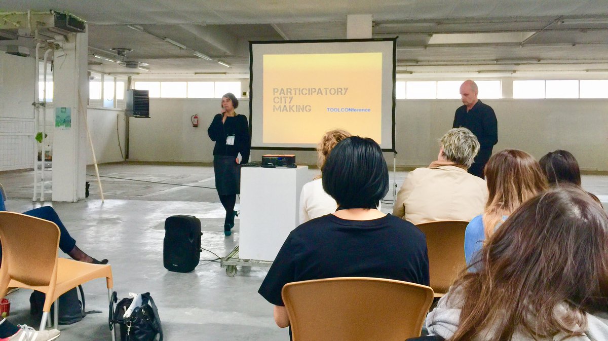 TSIFeu's tweet photo. TOOLCONference Participatory City Making @WIJkcoop010 @ZOHOROTTERDAM #participatorytools #casestudies #prototyping #codesign #cocreation #interaction @city_part @NWONieuws https://t.co/u9VrNJSFXn