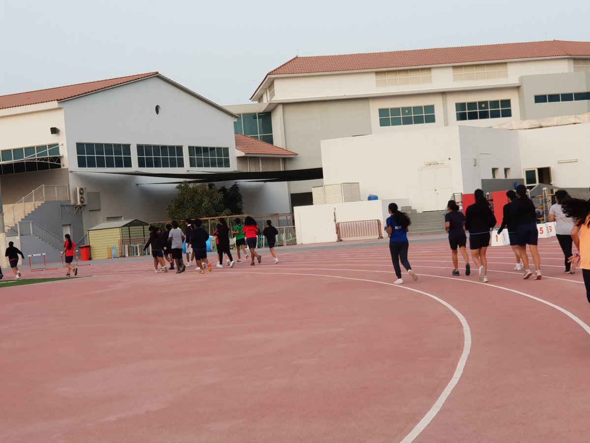 #Day4 started with the usual warm up stretches and the mandatory 2 rounds around the track! Morning Conditioning #DofEBronzetrek <a href="/KNargish/">Nargish Khambatta</a> <a href="/DxbModern/">GEMS Modern Academy</a> <a href="/AvinashSurve20/">Avinash Surve</a> <a href="/TraffordGregor1/">Trafford Gregory</a>