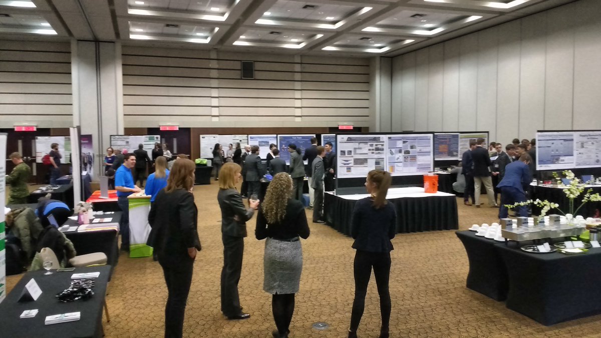 ScottSmithNB's tweet photo. Excited to be at the UNB Engineering Design Symposium. Lots of big brains and potential here today. Would love it if they could all find employment here in New Brunswick! #UNB #Engineer https://t.co/a975tKCgSG