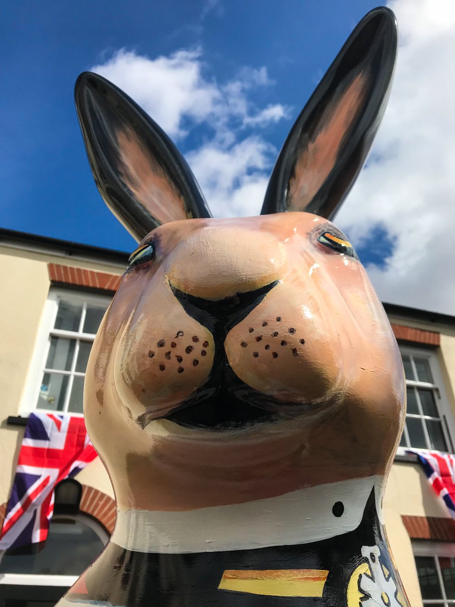 themarchinghare's tweet image. Marching Hare reporting for duty! After an official unveiling yesterday, he kept a watchful eye over the Norwich BT Local Business. Many thanks to Mark Ivan Benfield for the excellent pictures. @GoGoHares2018