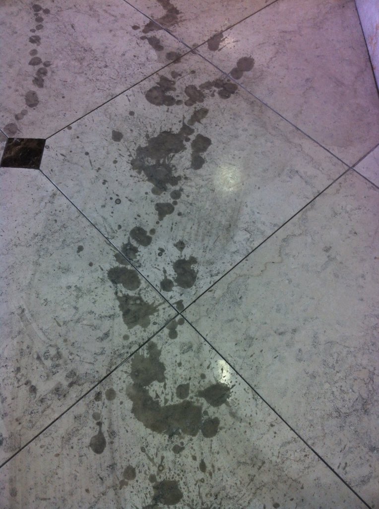 IntegrityStone1's tweet image. Marble, a beautiful natural stone, but this type of flooring can be tricky as it is soft and does not do well with acidic liquids, as shown here before and after restoration.
#tampabay #Florida