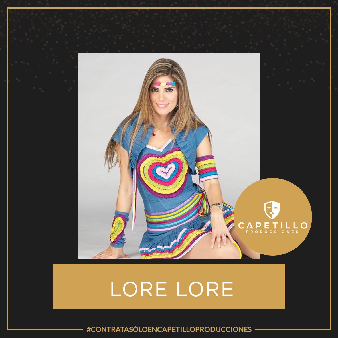 capetillop's tweet photo. Lorena Marlene Cortinas Galván (Monterrey, Nuevo León; 14 de Agosto de 1963) es una cantante, presentadora de televisión y animadora Infantil conocida artísticamente como Lore Lore.

#CPtalento #CPinfantil #LoreLore https://t.co/4LSHflfJbF