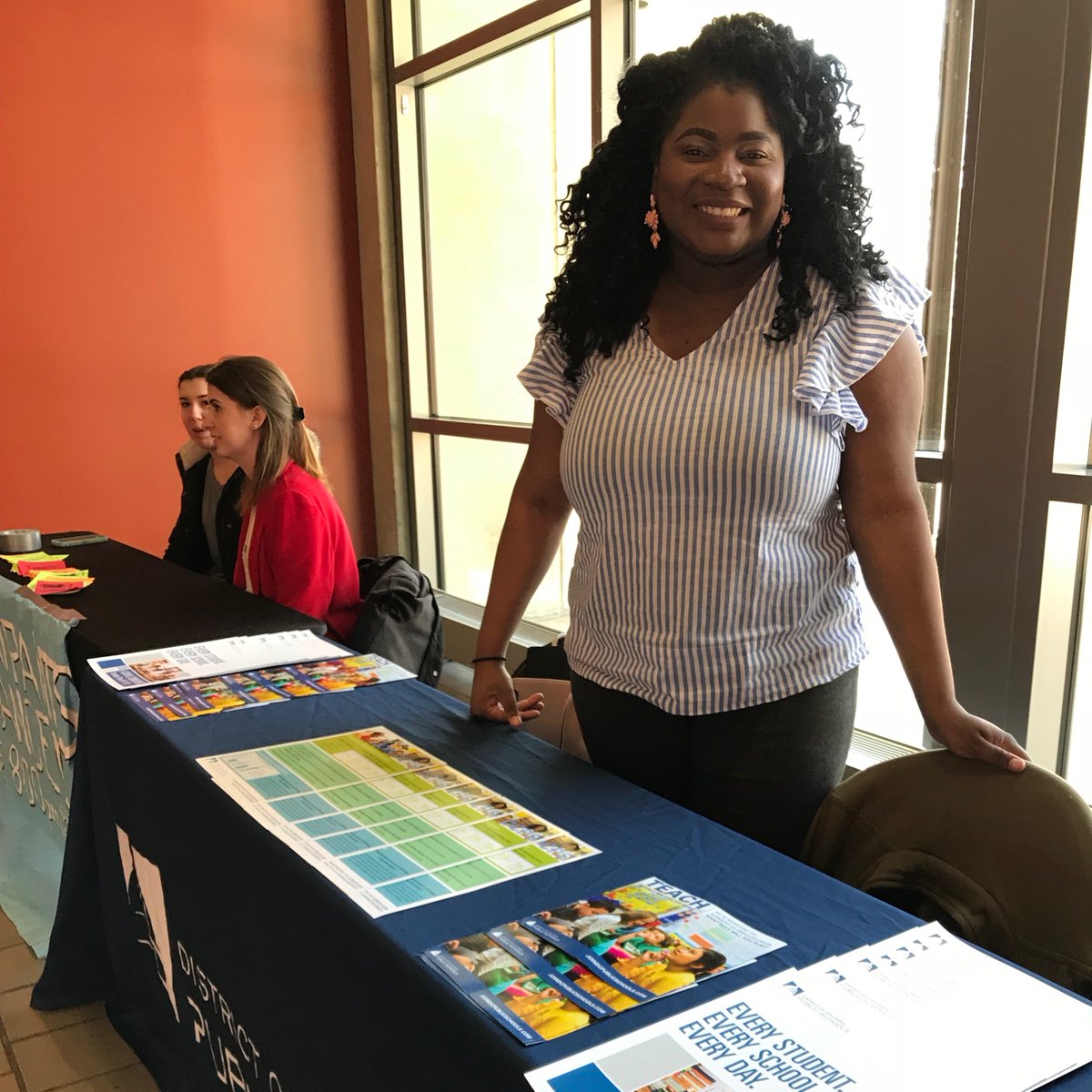 CUASuccess's tweet photo. .@dcpublicschools is in the Pryz today until 2:00pm. Find out about all the exciting teaching opportunities they have to offer!
https://t.co/lL8yfYGvCM https://t.co/wXspEa5cbw