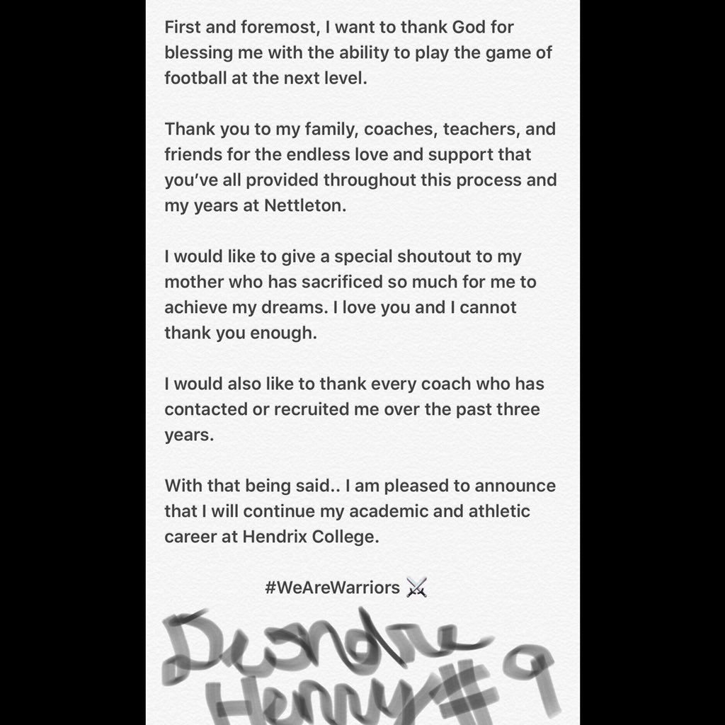 Deondre Henry tweet media