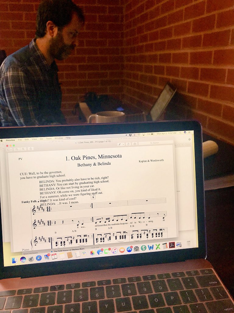 WordsWorthSara's tweet photo. This Saturday 4/7 at 8PM, a reading of our brand new, original rock musical MINNESOTA, featuring the insanely talented students of @OUschoolofMT Sooner Studios, 110 East Main Street, Norman OK. Free! #NewMusicals https://t.co/76BZ9jhTFQ
