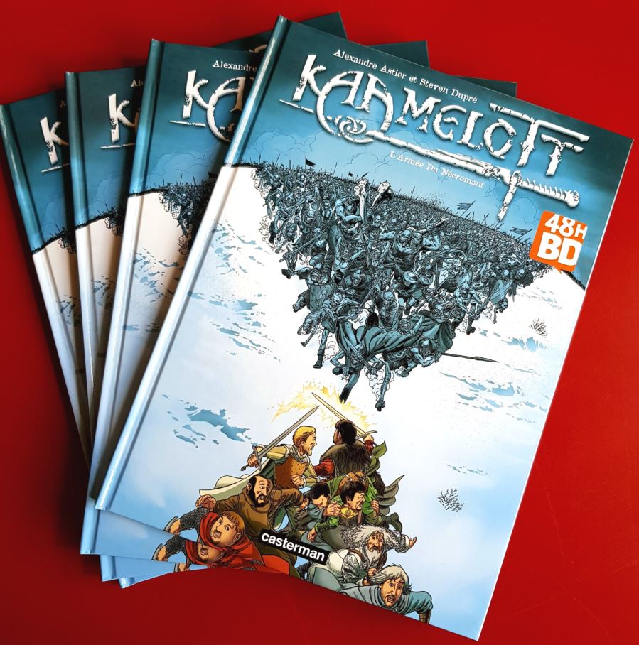 CastermanBD's tweet photo. Dès demain et jusqu'à samedi, dans le cadre des @48H_BD, le tome 1 de "Kaamelott" de @sgtpembry sera au prix exceptionnel de 2€ !!
Il paraît que la lecture de cet album fera de vous un chevalier ... 👑⚔ https://t.co/s4BGoZau2f