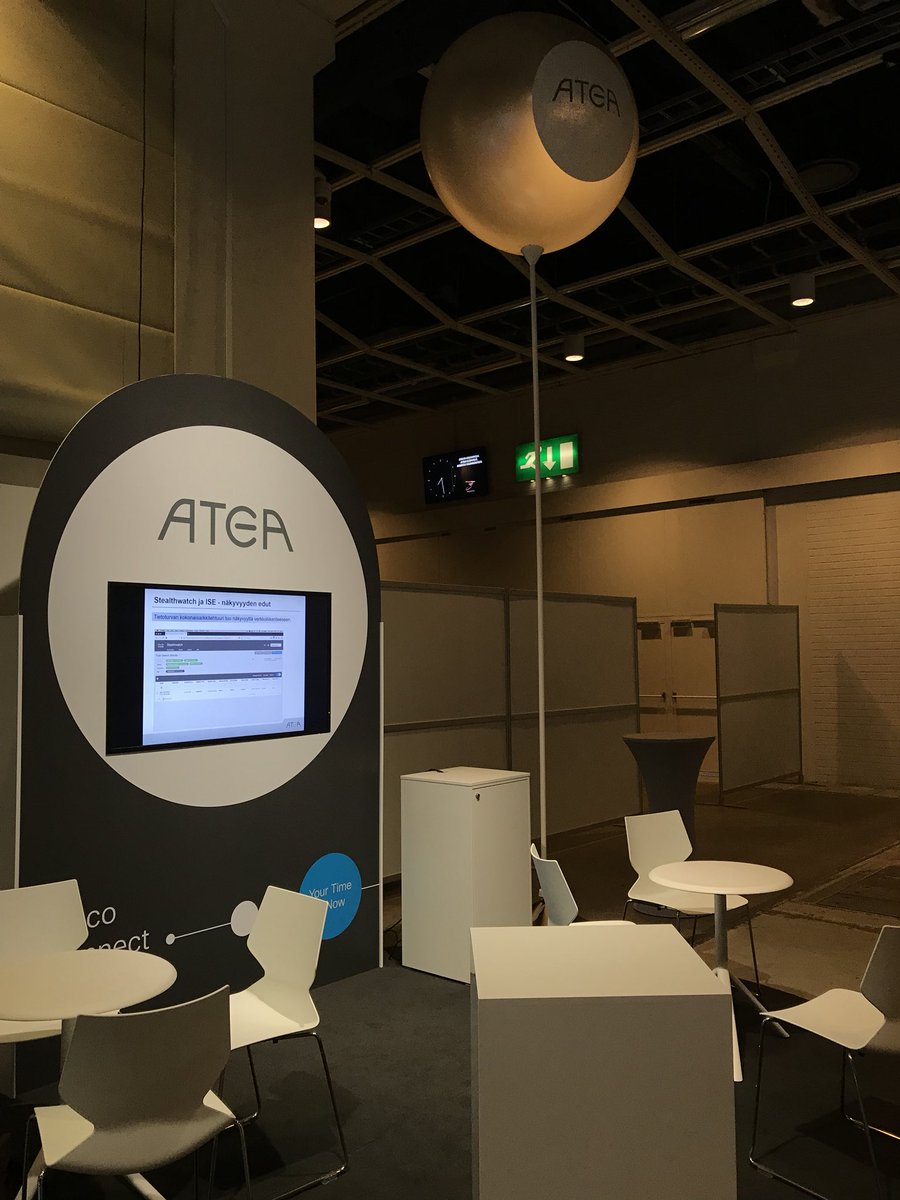HrLeinonen's tweet image. It was Great day in #CiscoConnectFI and good discusses between #Atea and customers. Thx also @RealSophiaRobot and @CiscoFI