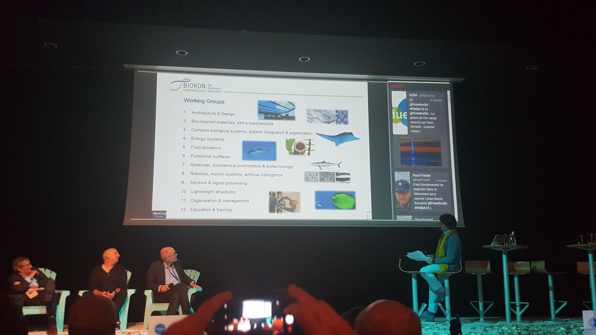 Ch_Donnard's tweet photo. @CREOCEAN_keran à l'AG pôle mer @PoleMerBA #PMBA18 Gilles Boeuf : l'innovation doit s'inspirer du vivant! La "bioinspiration" au lieu du biomimétisme https://t.co/jDBuuGUf3V