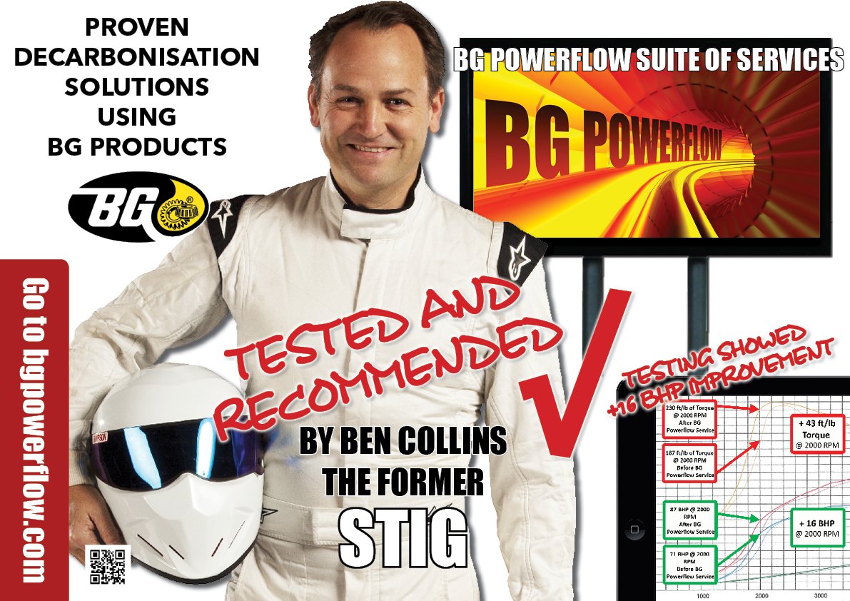 BGGreatBritain's tweet photo. Watch Former #Stig #BenCollins testing the #bgpowerflow Suite of Services at https://t.co/DvBJm4t5ZT. See improvement of +16BHP to the test vehicle. And find out how they will Restore Power &amp; Economy to YOUR vehicle! https://t.co/GX4O0zL0pv