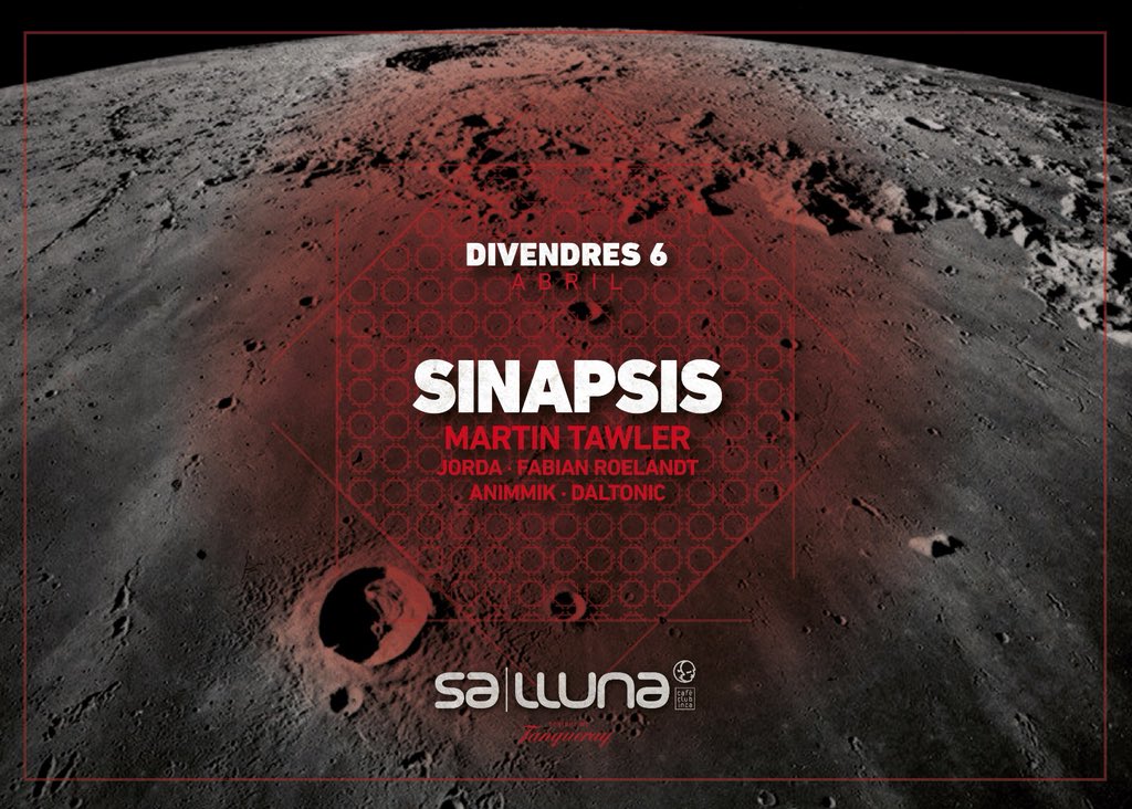 sallunainca's tweet photo. Demà no et perdis l'estrena de Sinapsis a sa Lluna 🚀🚀🚀
En el viatge ens acompanyaran
_ Martin Tawler
_ Jorda
_ Fabian Roelandt
_ Animmik
_ Daltonic
🔝🔝🔝
Que no t'ho contin!!!
https://t.co/c43DgLmJHw

#sallunainca #techno #sinapsis https://t.co/m4n2DnrmhM