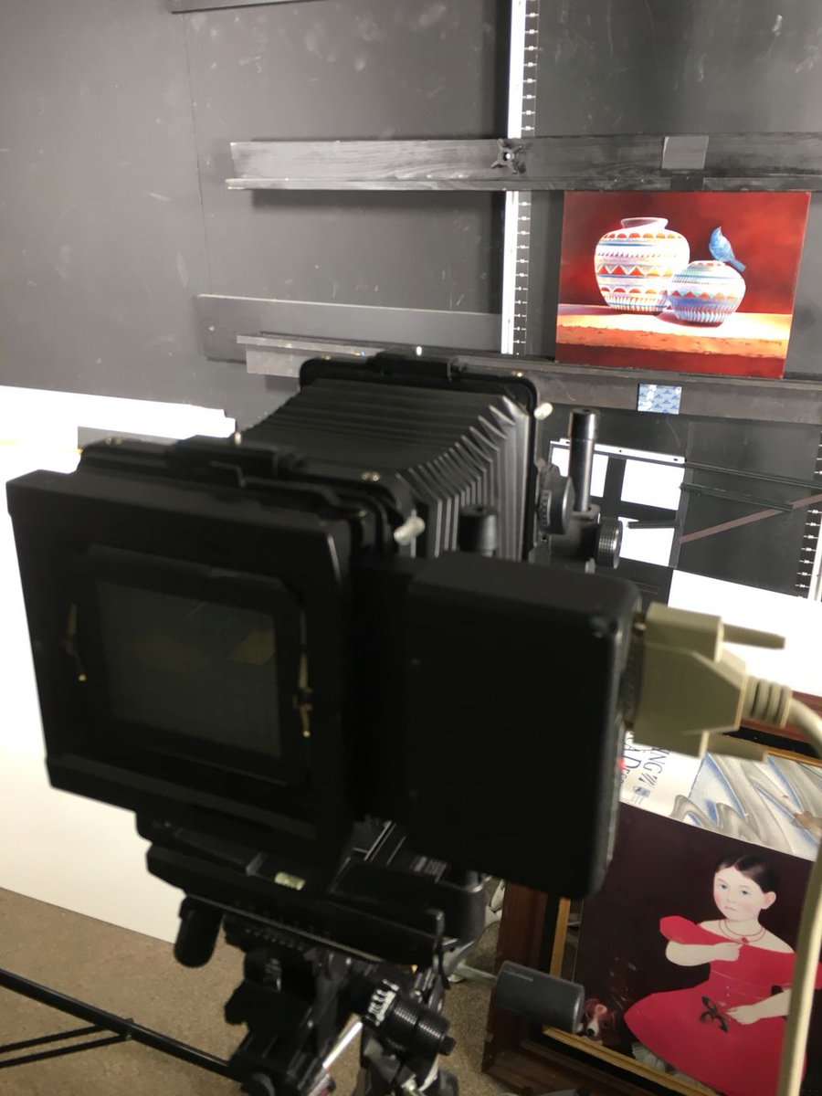 HighlanderFoto's tweet image. Art reproduction this am in the studio with the betterlight scanning camera! Artists: let’s make prints for your business! #artreproduction #betterlight #highlanderstudios #nnk #virginiasriverrealm #giclee