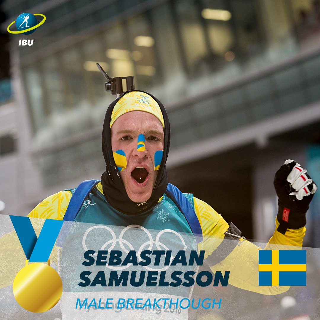 But it looks like the results at the #Olympics really impressed fellow  biathletes, because the winners of the #biathlonawards category "breakthrough of the season" are...
🇸🇪 <a href="/hannaaaoberg/">Hanna Öberg</a> and <a href="/SebbeSamuelsson/">Sebastian Samuelsson</a> 🥇🥇