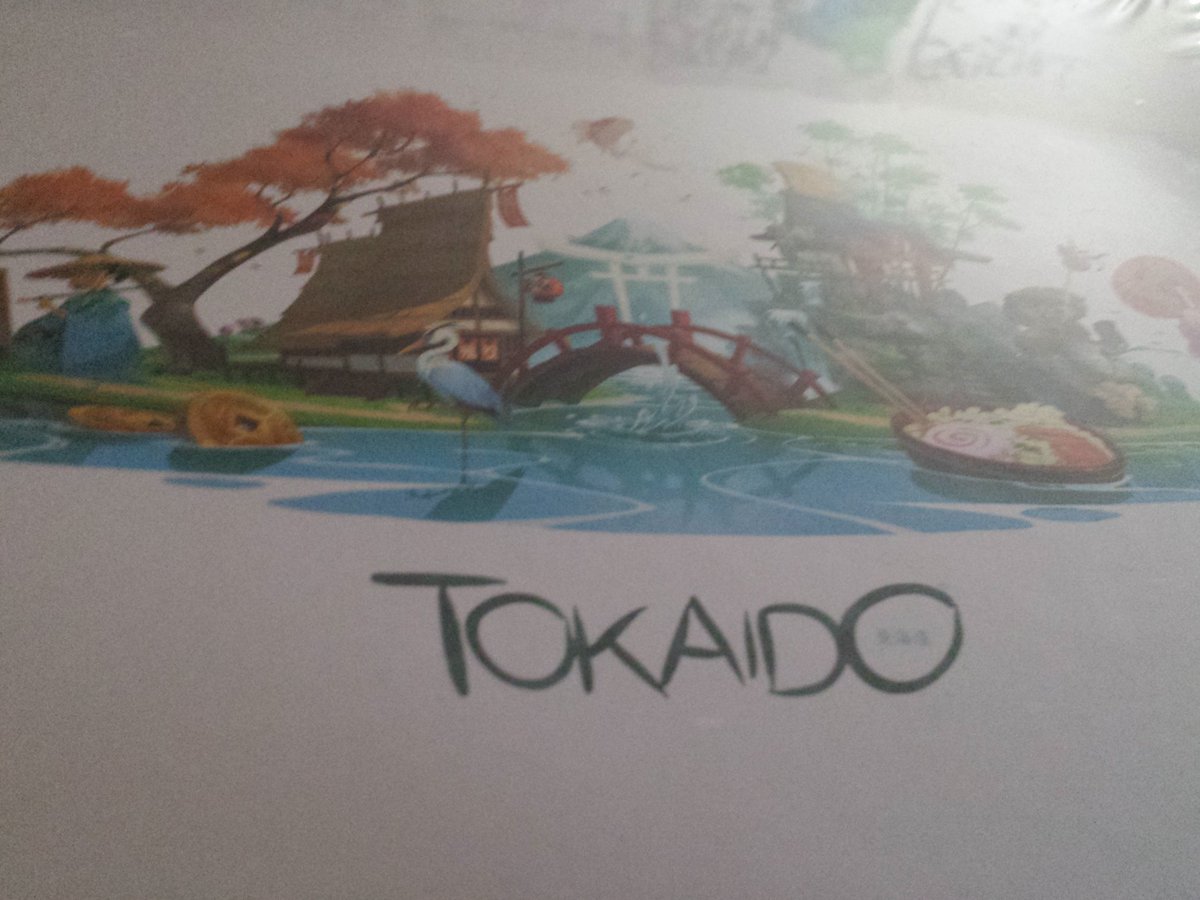 DinaaoMeeples's tweet photo. New game for the collection! If I knew I could fill my #wedding registry with #boardgames, I would have got #married sooner! #tokaido https://t.co/rg8KlHEAj4