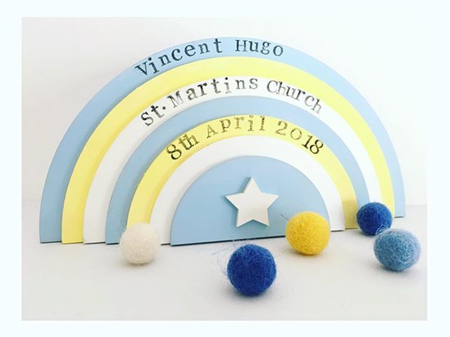 FarawayThe's tweet photo. #keepsake #keepsakerainbow #newbaby #newbabygift #christeninggift #nurserydecor #nurseryaccessories https://t.co/zJDIkIpNec https://t.co/TRPGFNsTzT