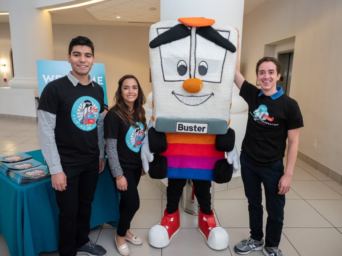 KGBTexas's tweet photo. We had loads of fun helping @VIA_Transit celebrate its 40th anniversary yesterday! Special thanks to "Buster Bus" for hanging out with us. #DrivingTheFuture #VIAMovesMe https://t.co/aemEqakxTw