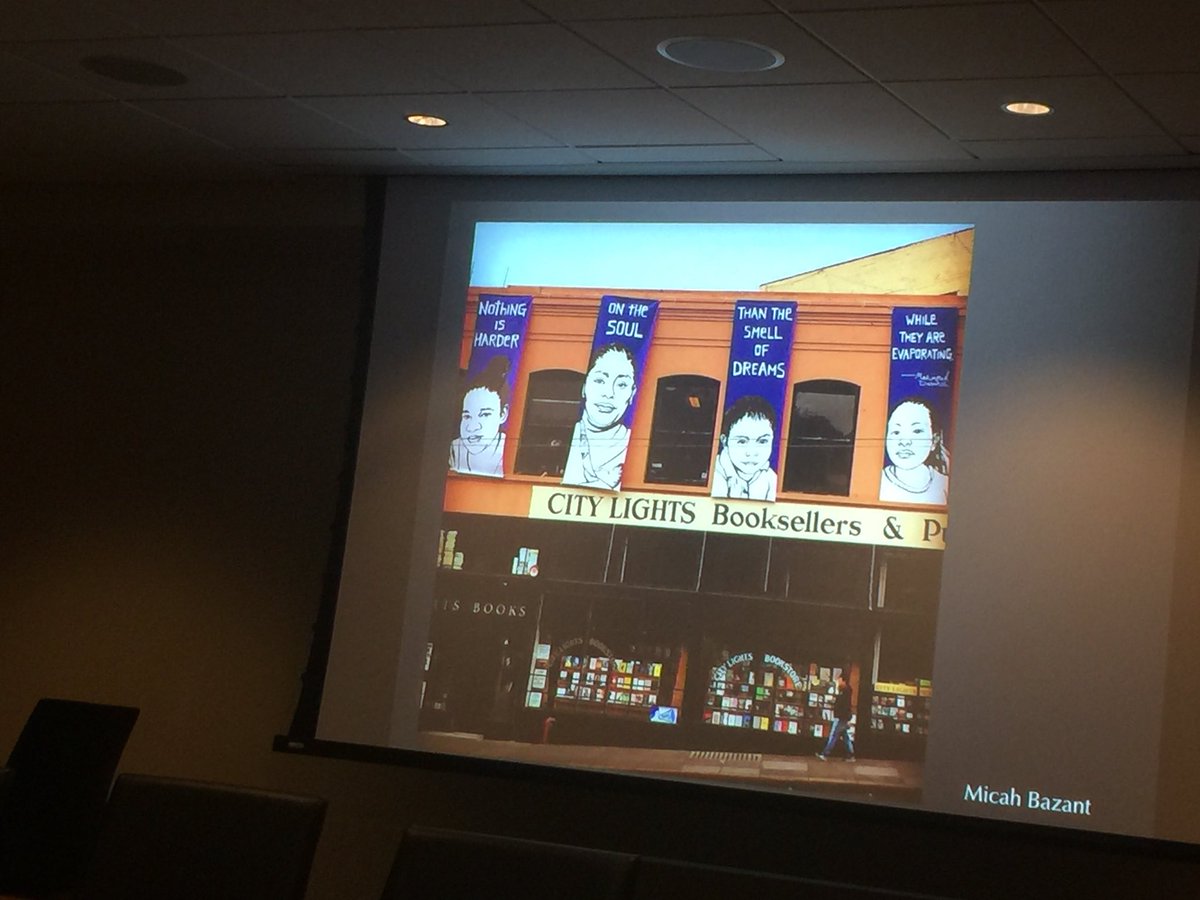 “Nothing is harder on the soul that the smell of dreams while they evaporate.”  Lee Ann is sharing with us moving art and activism. #facingchangeuk