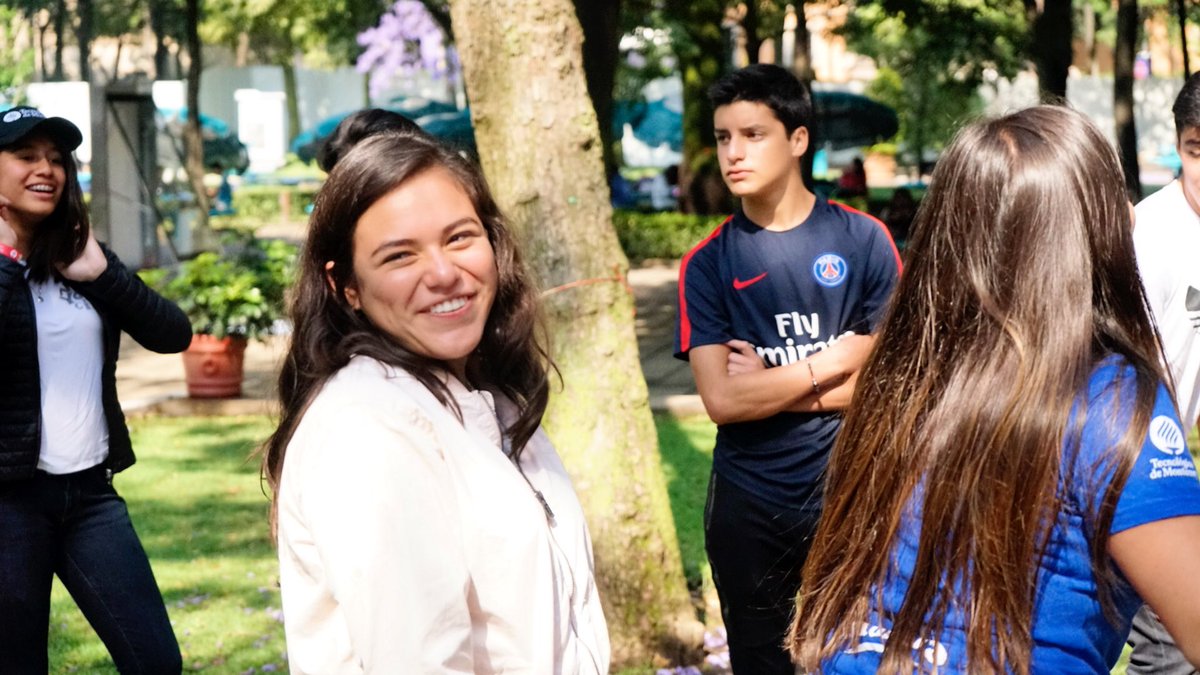 Tec_CCM's tweet photo. Como parte de su bienvenida, los nuevos alumnos de #PrepaTec realizan actividades para conocer a los que se convertirán en sus mejores amigos. #SpringTec https://t.co/luFqG34Boc
