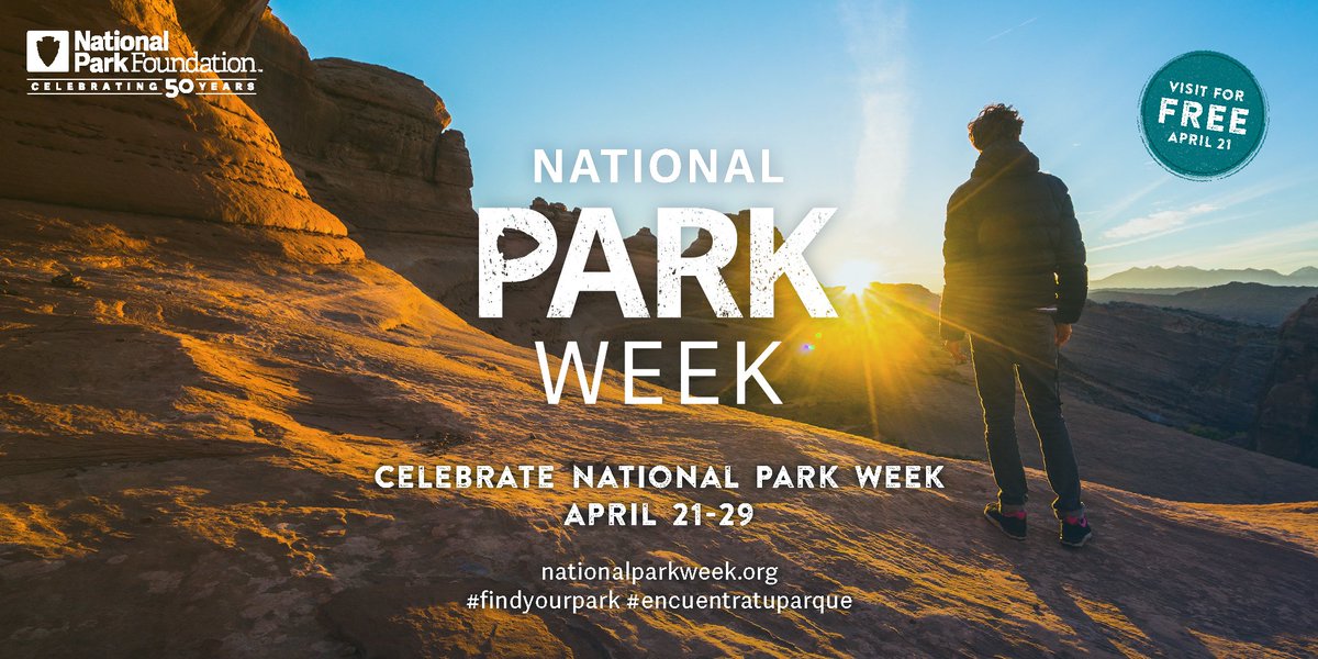 🗓 On April 21, all #NationalParks will be #FREE in honor of National Park Week! How will you #FindYourPark during this year's celebration?

Ideas, inspiration, &amp; more ➡ prks.org/2ExLAjA.

#EncuentraTuParque