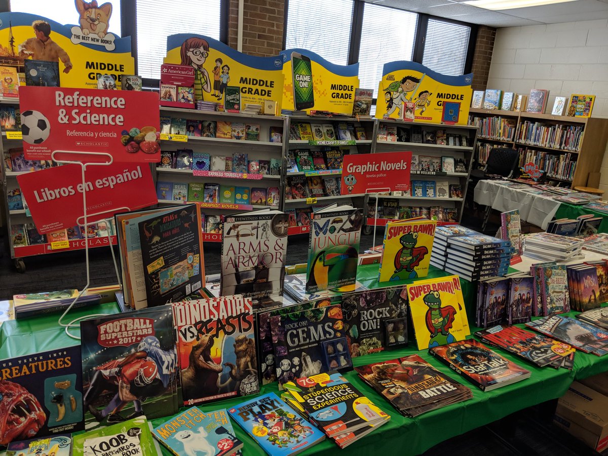 Time for the spring book fair. Hope to see you tonight from 6pm-8pm! Join us for Family Literacy night and support us by buying some books!