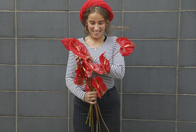 mcqueensflowers's tweet photo. We can't get enough of this cute snap of McQueens florist, Nadia! ❤️#MatchingGoals https://t.co/uhW23ZvWni