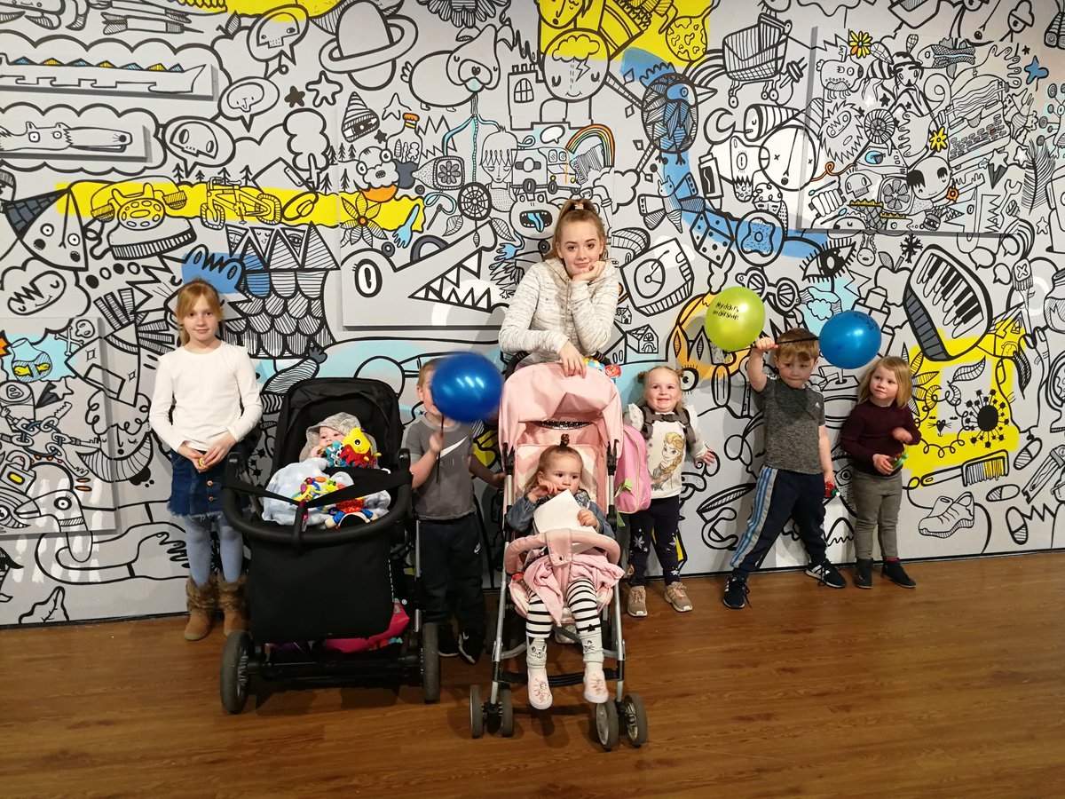 SolentShowcase's tweet photo. Lots of families joining us for the #binitinthebin trail today, finding all 10 of Kev Munday's decorated bins around the city centre of Southampton and coming to the Solent Showcase gallery to claim their prizes and join in on the free activities. #StandTogether https://t.co/FiJl33pdP0