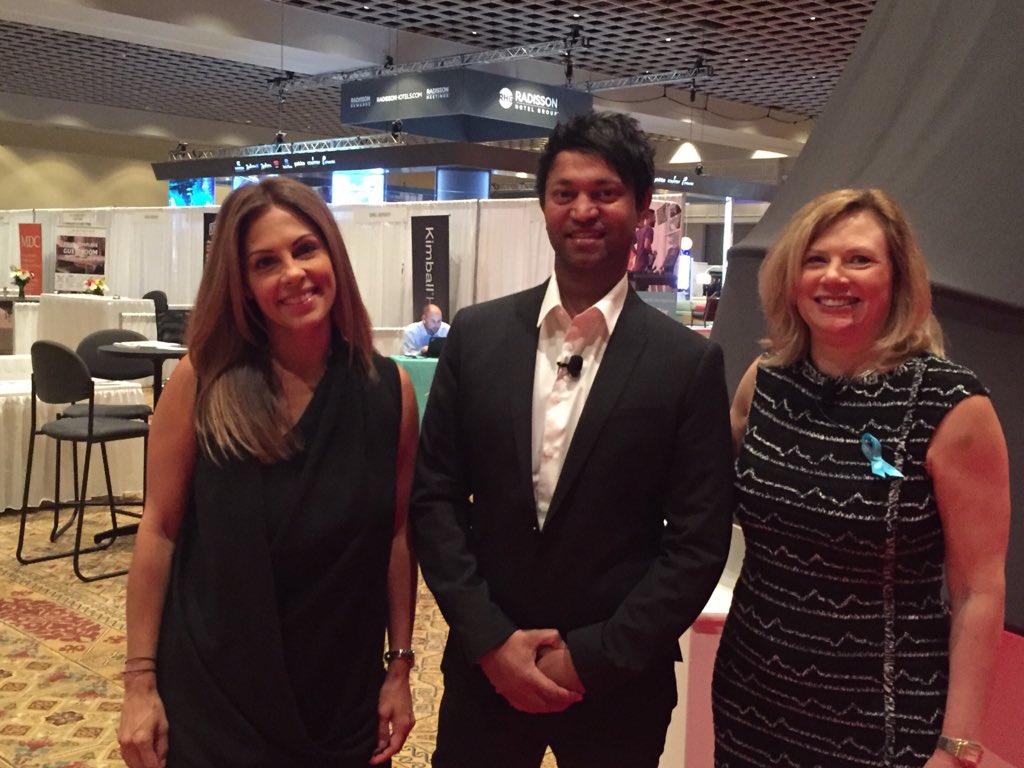 Thank you @RadissonGroup for showcasing the power of everyday moments to transform a life at the #ABC18Moments conference. It was an honor to share the stage with <a href="/SarooBrierley/">Saroo Brierley</a>.