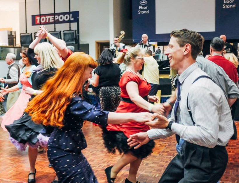 fovintage's tweet photo. Want to learn to Lindy Hop, Dance the Balboa or do the Collegiate Shag....This year for the first time we have a Vintage Dance Hall bursting with dance lessons. Plus if you think you could win our Vintage Dance Competition go to https://t.co/eziYik1HIZ to enter @BBCYork https://t.co/tPZBD3MHr9