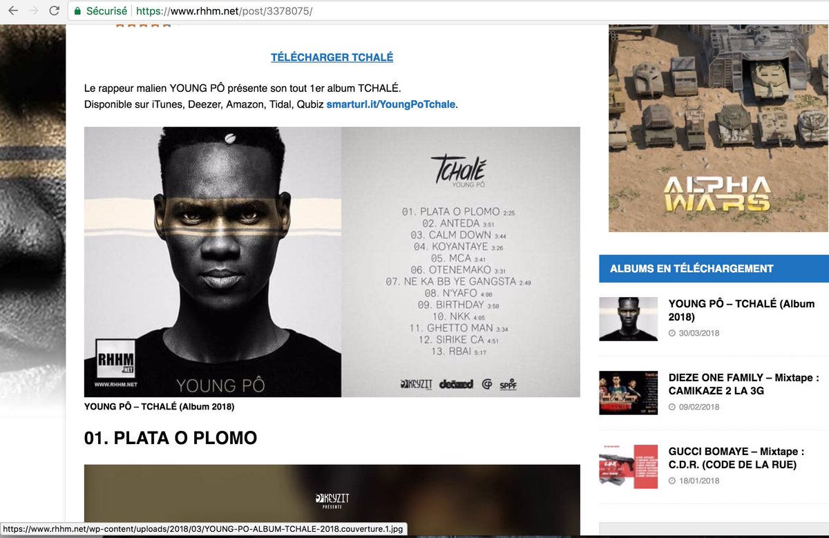 lat_diallo's tweet photo. #Repost1
https://t.co/EzbQYQbVzH
Disponible sur iTunes, Deezer, Amazon, Tidal, Qubiz : https://t.co/RQwyxoYiKU.
#AlbumTchaleDispoEnPhysiqueEtDigital
#Tchale #YoungPo #KeyzitMali #KeyzitAfrica #Keyzit https://t.co/bKTBkYUGNA