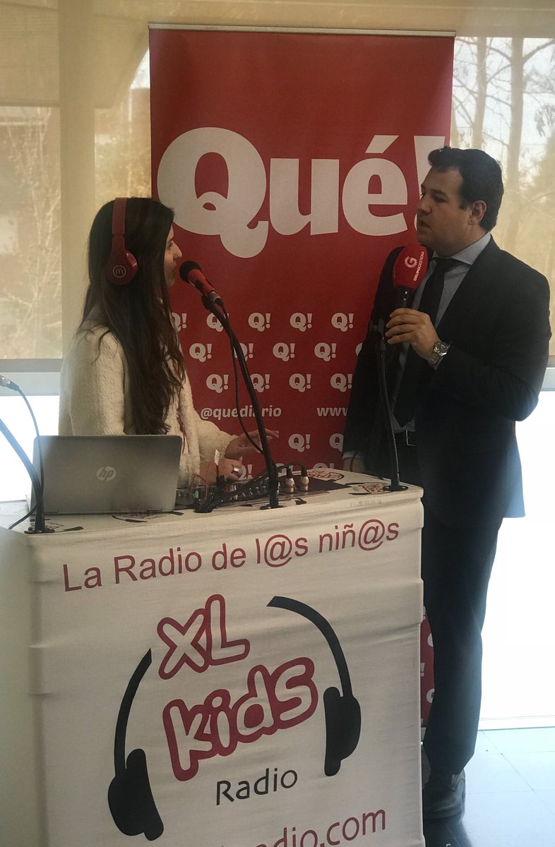 rgutierrezmv's tweet photo. Estupenda entrevista a el alcalde de Las Rozas, Jose de la Uz @jdelauz con @XlKidsRadio en el @Ayto_Las_Rozas @elenamohino @bnocito Muchas gracias por todo!!! @quediario #queradio #xlkidsradio #lasrozas #josedelauz https://t.co/PSHnjrhNpC