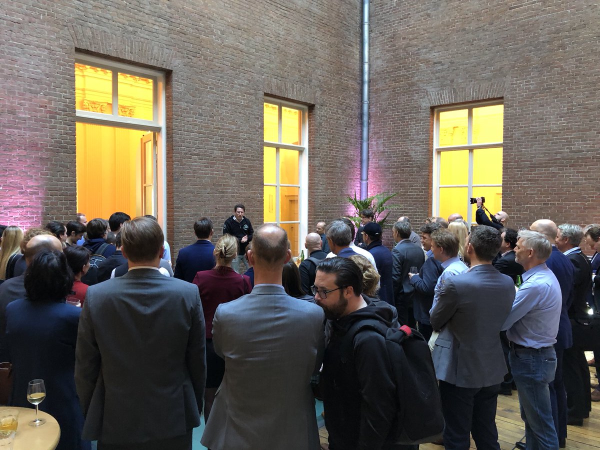 NoordOnline's tweet image. Live from #CyberspaceHQ Groningen, the launch of the largest blockchain hackathon of the world! #blockchaingers